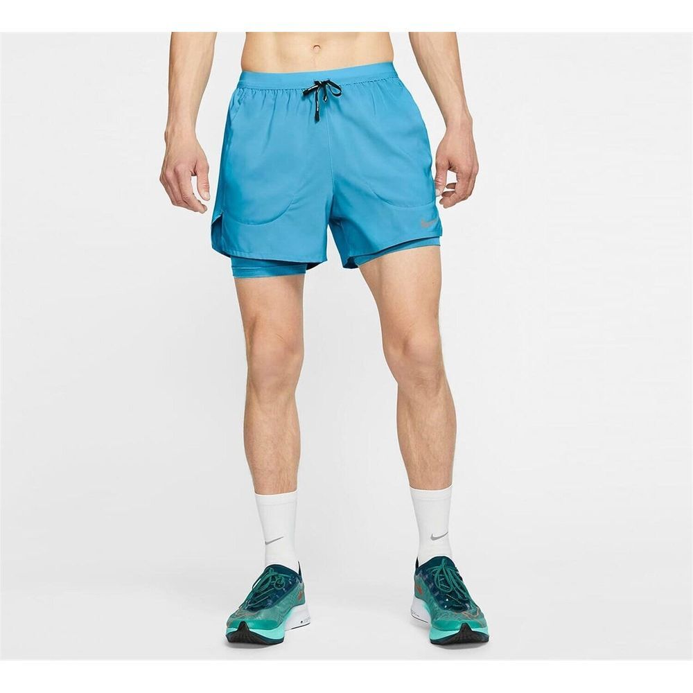 Nike Flex Stride 2 in 1 Dri-Fit Running Shorts Teal Men's 2XL Lined CJ5467-447‎